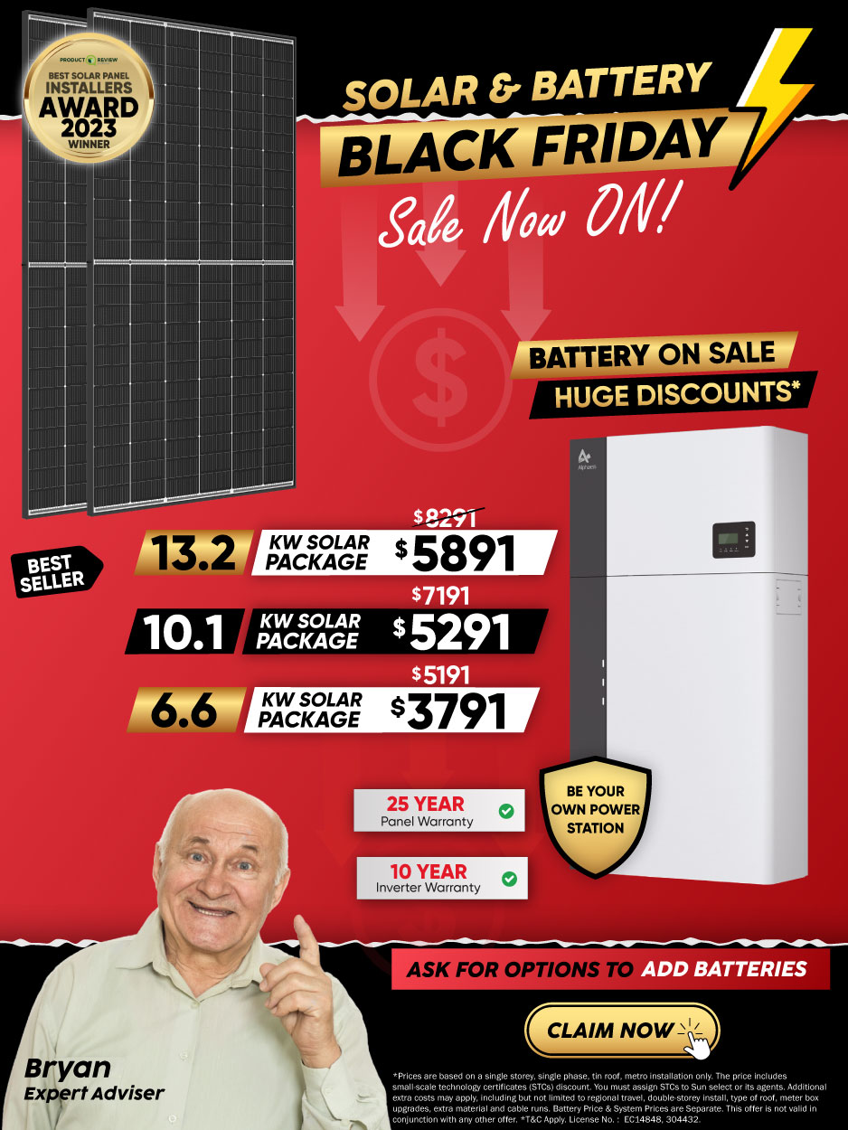 solar battery on sale banner