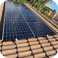 solar panel installed on roof project of sunselect